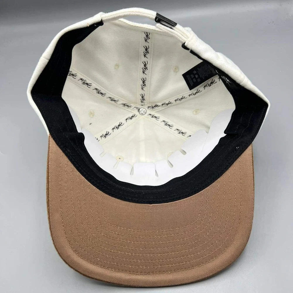 Air Jordan Flight Hat Men Medium-Large Brown Jumpman Strap Back Cap New‎ M-L